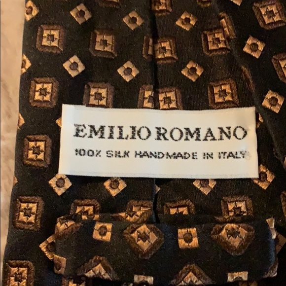 Emilio Romano 100% Handmade Silk Tie Made In Italy - Picture 2 of 4